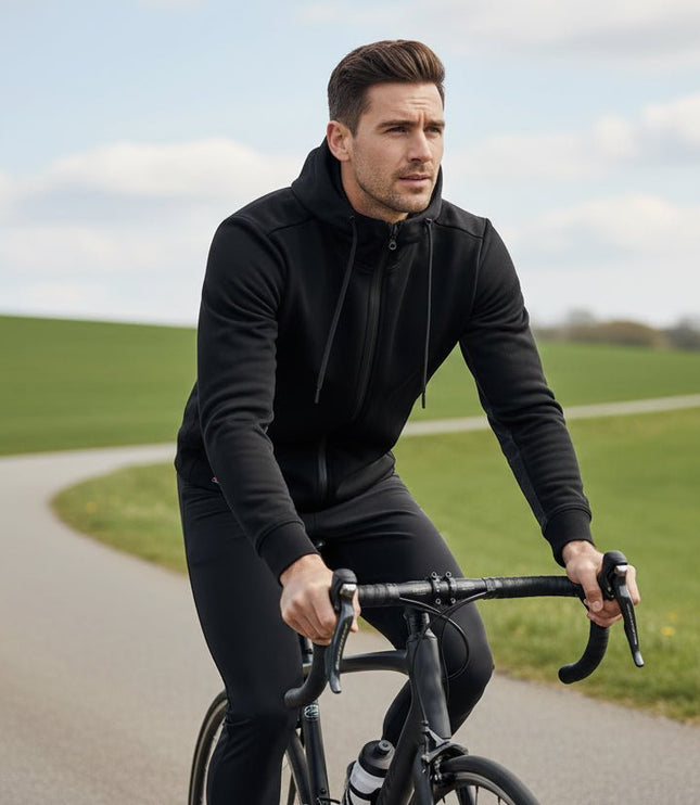 Regional Men's Full Zip Hoodie - Black/Grey - Marwin Sports