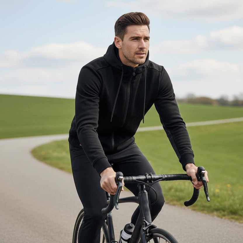 Regional Men's Full Zip Hoodie - Black/Grey - Marwin Sports