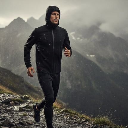 Regional Men's Full Zip Hoodie - Black/Grey - Marwin Sports