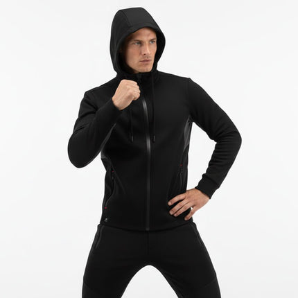 Regional Men's Full Zip Hoodie - Black/Grey - Marwin Sports