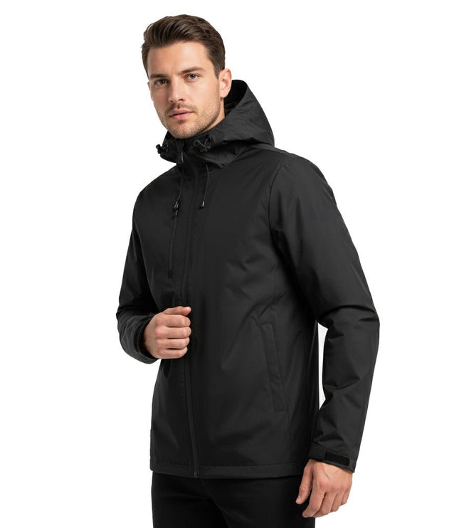 Revolver Men's Rain Jacket - Black - Marwin Sports