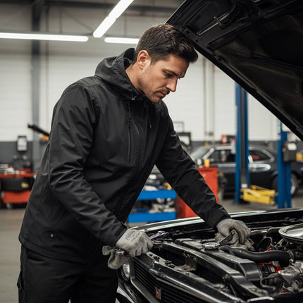 Revolver Men's Rain Jacket - Black - Marwin Sports