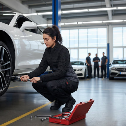 Sierra Women's Puffer Jacket Removable Arms - Black/Grey - Marwin Sports