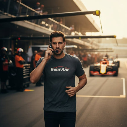 Trans Am T-Shirt With Nanocoating Technology - Grey - Marwin Sports