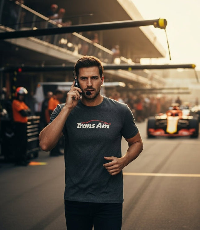 Trans Am T-Shirt With Nanocoating Technology - Grey - Marwin Sports