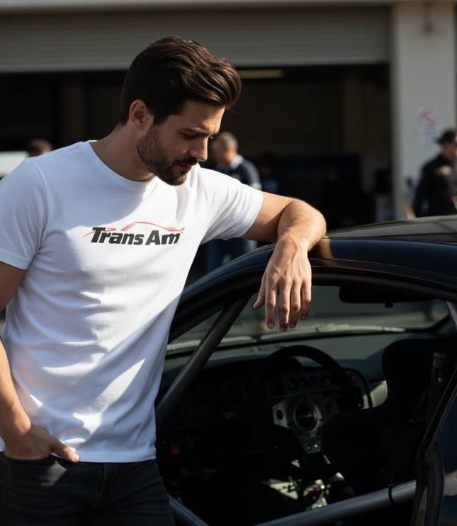 Trans Am T-Shirt With Nanocoating Technology - White - Marwin Sports