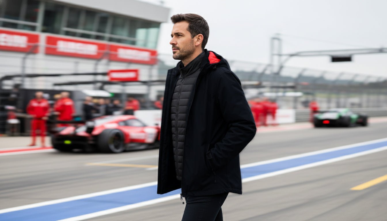 Ultimate Men's 3 - in - 1 Jacket - Black/Red - Marwin Sports