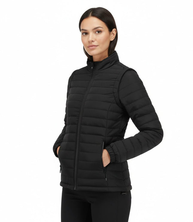 Ultimate Women's 3 - in - 1 Jacket - Black/Red - Marwin Sports