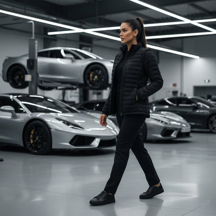 Ultimate Women's 3 - in - 1 Jacket - Black/Red - Marwin Sports