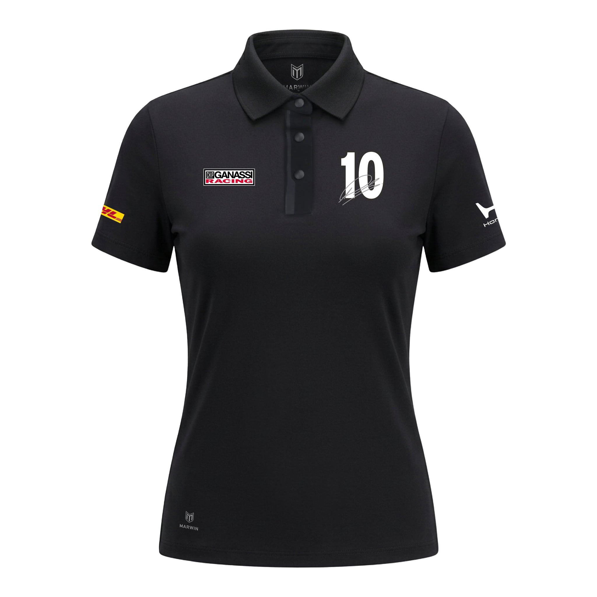 Women’s Barcelona Button Seamless Polo – Official Alex Palou CGR Fanwear - Marwin Sports