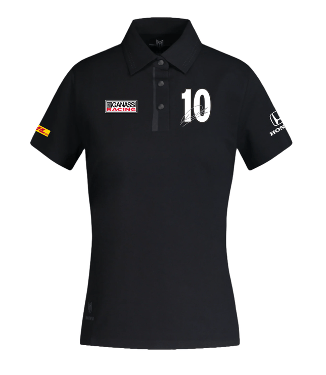 Women’s Barcelona Button Seamless Polo – Official Alex Palou CGR Fanwear - Marwin Sports