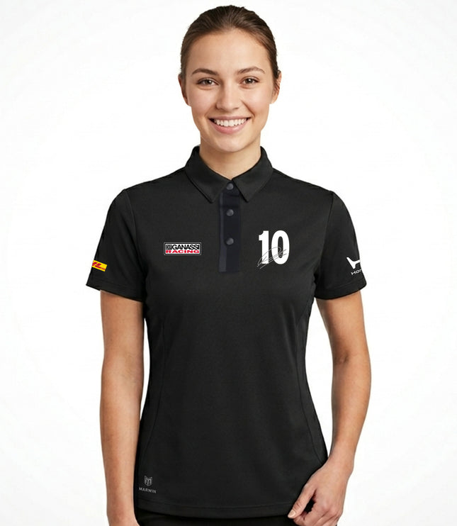 Women’s Barcelona Button Seamless Polo – Official Alex Palou CGR Fanwear - Marwin Sports