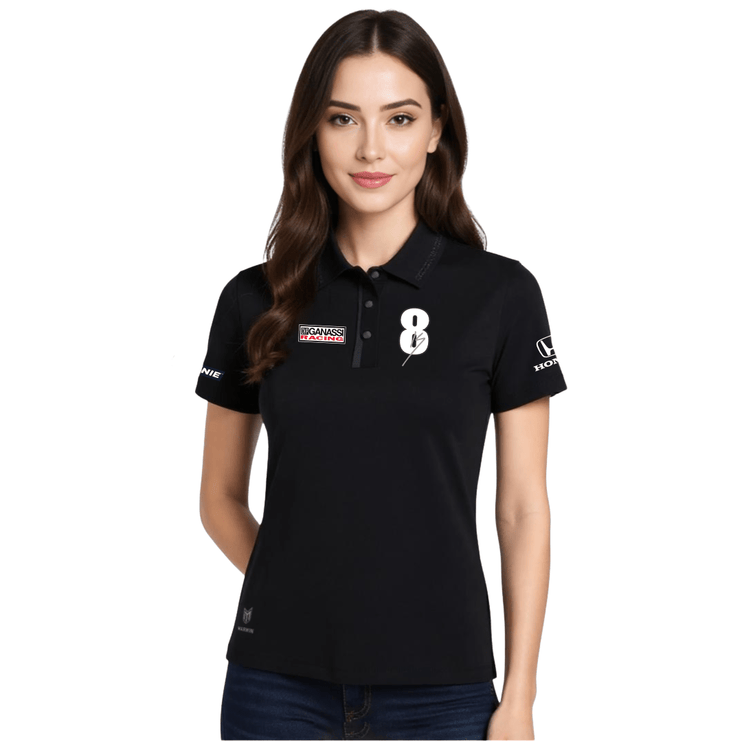 Women’s Barcelona Button Seamless Polo – Official Kyffin Simpson CGR Fanwear - Marwin Sports