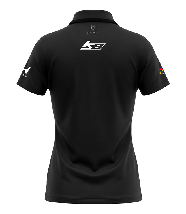 Women’s Barcelona Button Seamless Polo – Official Kyffin Simpson CGR Fanwear - Marwin Sports