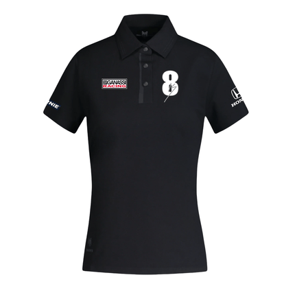 Women’s Barcelona Button Seamless Polo – Official Kyffin Simpson CGR Fanwear - Marwin Sports