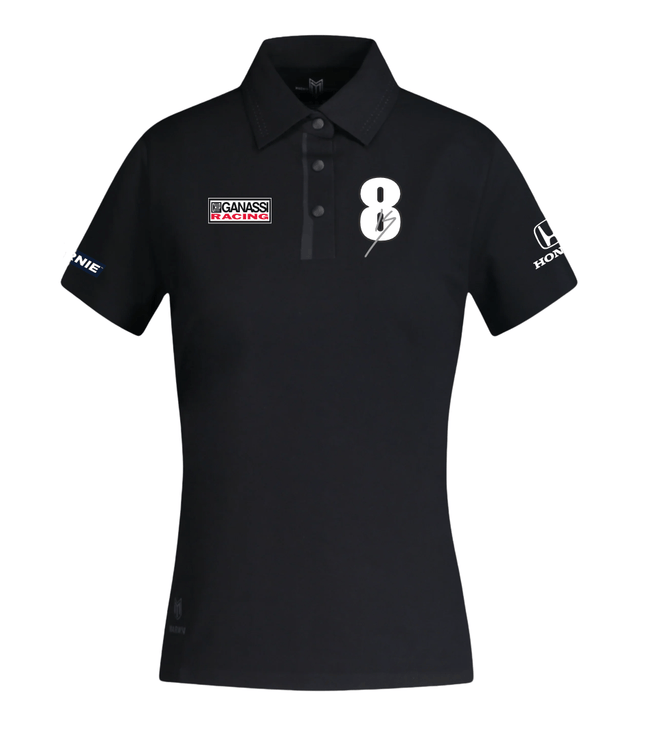 Women’s Barcelona Button Seamless Polo – Official Kyffin Simpson CGR Fanwear - Marwin Sports