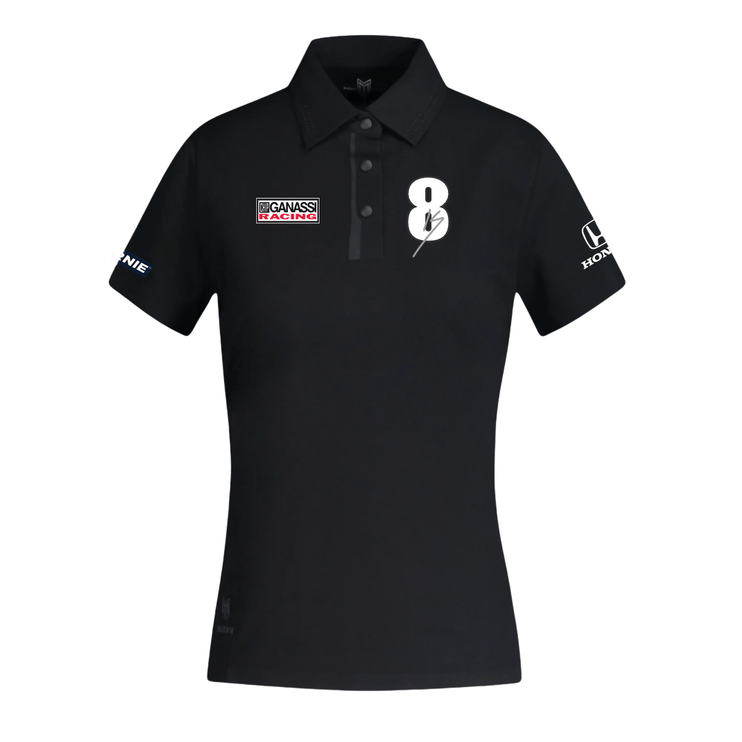 Women’s Barcelona Button Seamless Polo – Official Kyffin Simpson CGR Fanwear - Marwin Sports