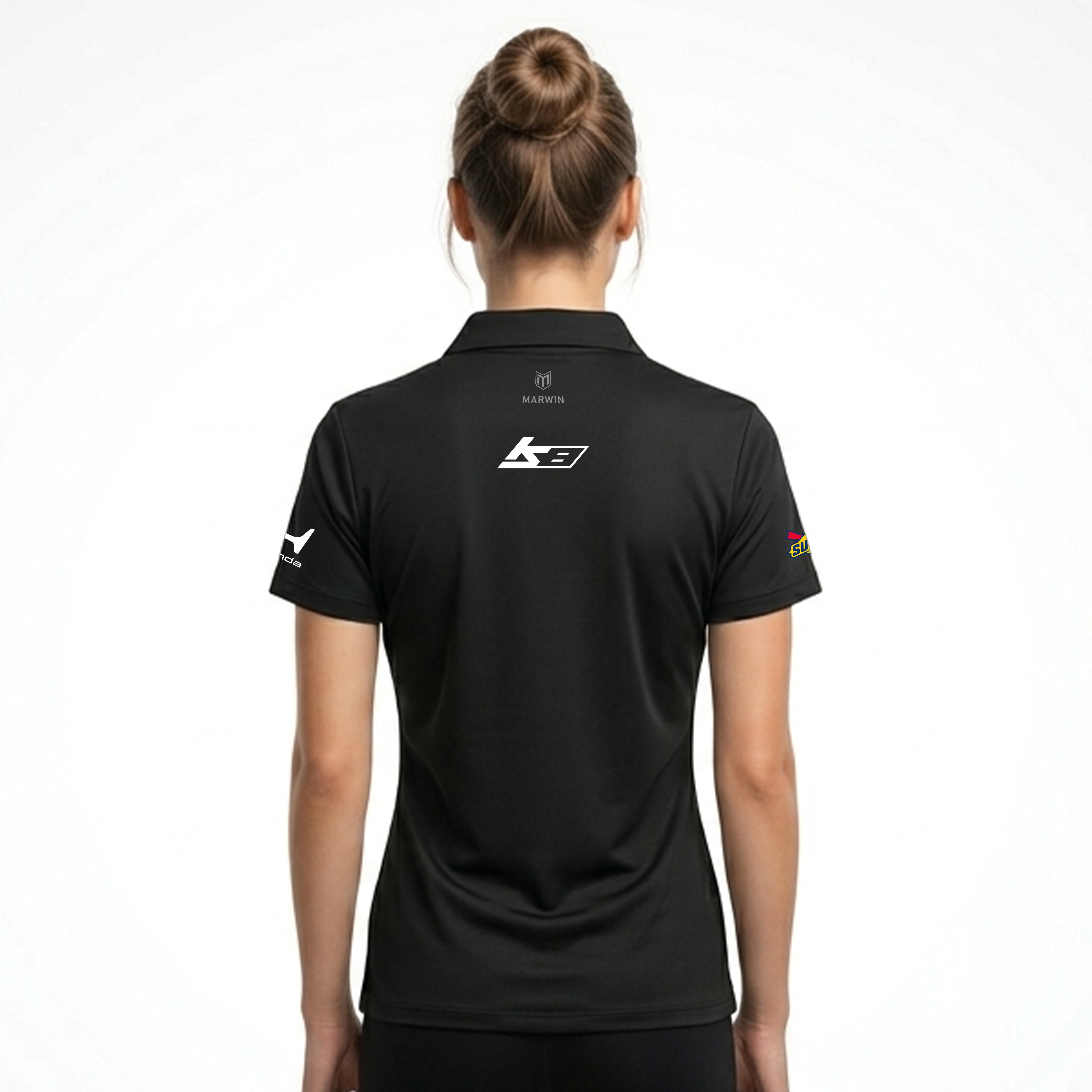 Women’s Barcelona Button Seamless Polo – Official Kyffin Simpson CGR Fanwear - Marwin Sports
