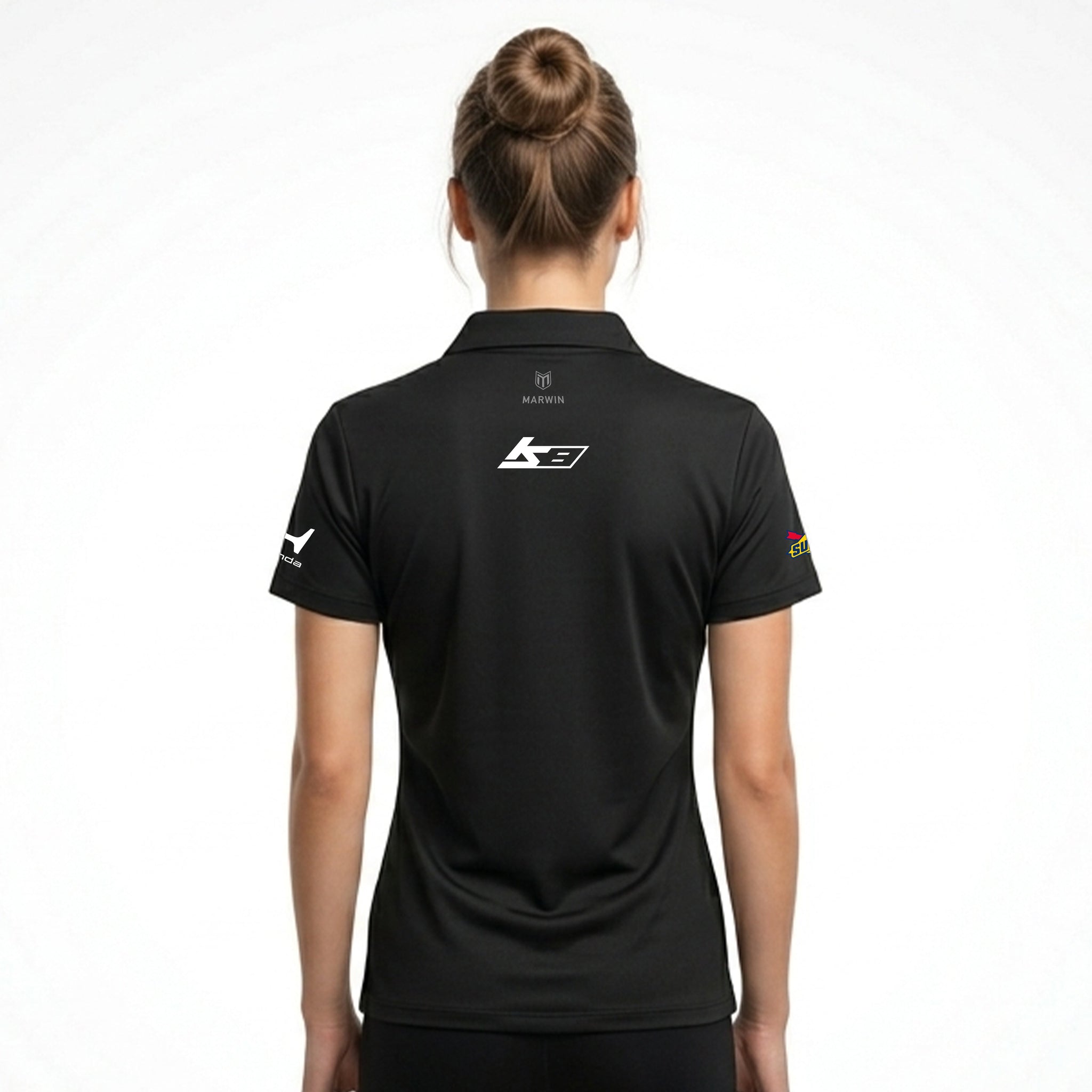 Women’s Barcelona Button Seamless Polo – Official Kyffin Simpson CGR Fanwear - Marwin Sports