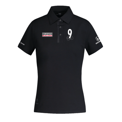 Women’s Barcelona Button Seamless Polo – Official Scott Dixon CGR Fanwear - Marwin Sports