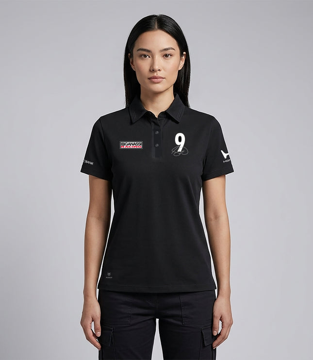 Women’s Barcelona Button Seamless Polo – Official Scott Dixon CGR Fanwear - Marwin Sports
