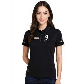 Women’s Barcelona Button Seamless Polo – Official Scott Dixon CGR Fanwear - Marwin Sports