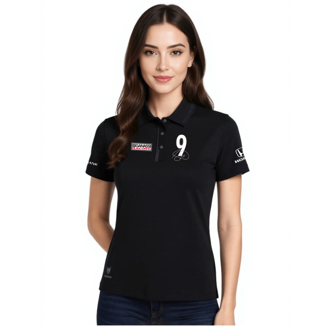 Women’s Barcelona Button Seamless Polo – Official Scott Dixon CGR Fanwear - Marwin Sports