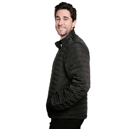 Marwin Sports Puffer Men's Jacket Removable Arms - Black