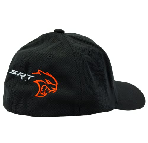 Marwin Sports Dodge SRT Hellcat embroidered logo Unisex Essential Fanwear Baseball Cap, Classic Hat with Elastic Back