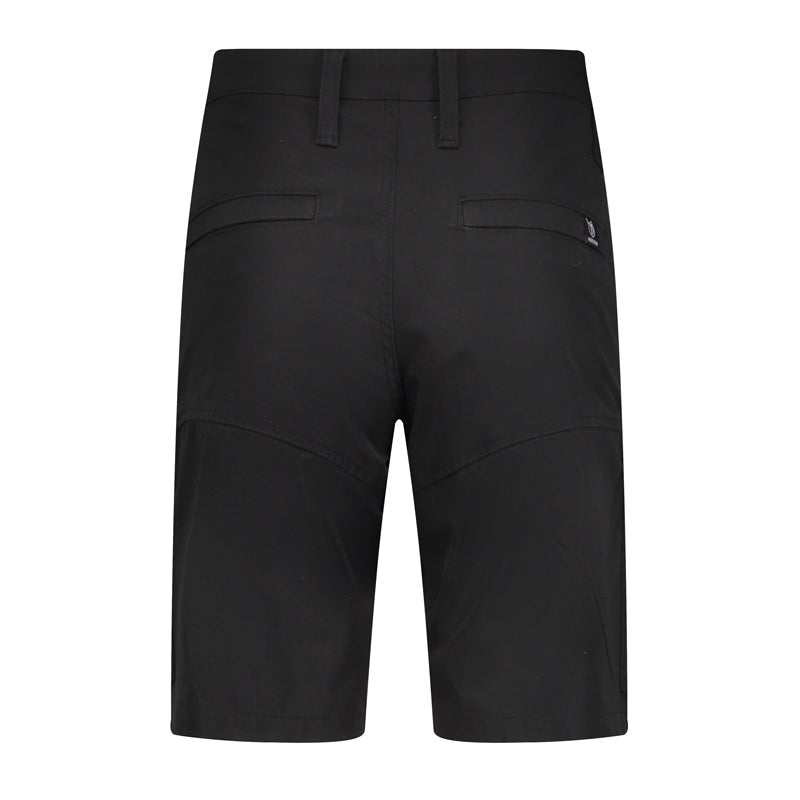 Avro Black Zipper Cargo Shorts