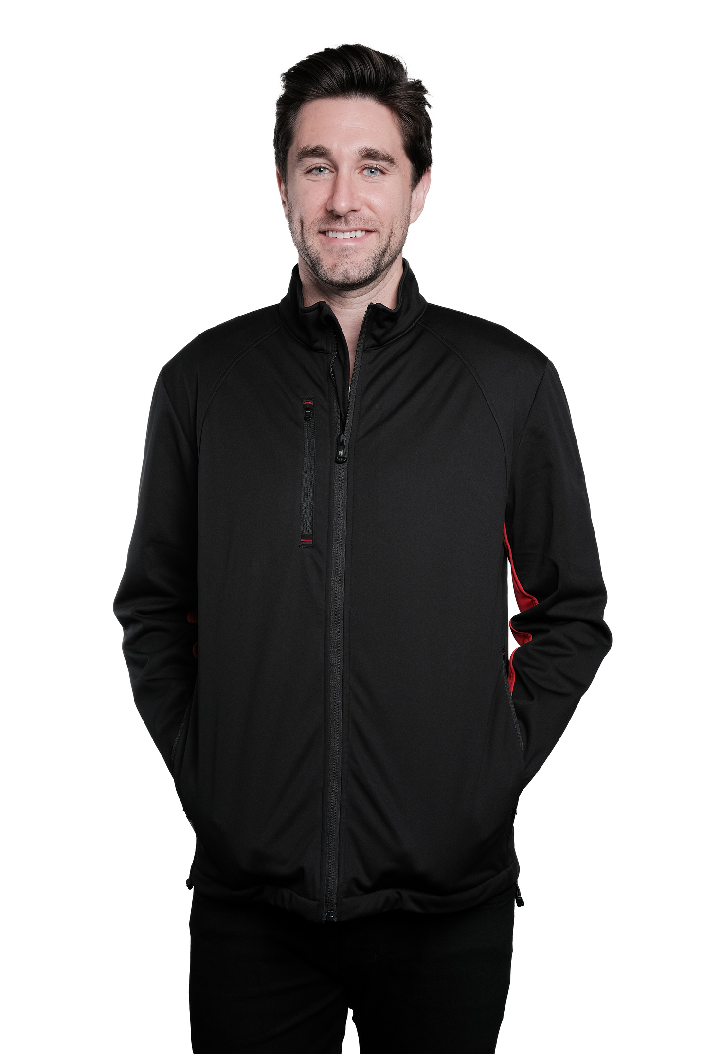 Archetype Black/Red Softshell Jacket