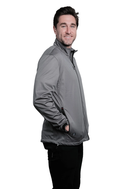 Marwin Sports Softshell Men's Jacket - Grey/Black