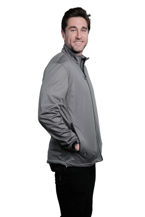 Archetype Grey/Black Softshell Jacket