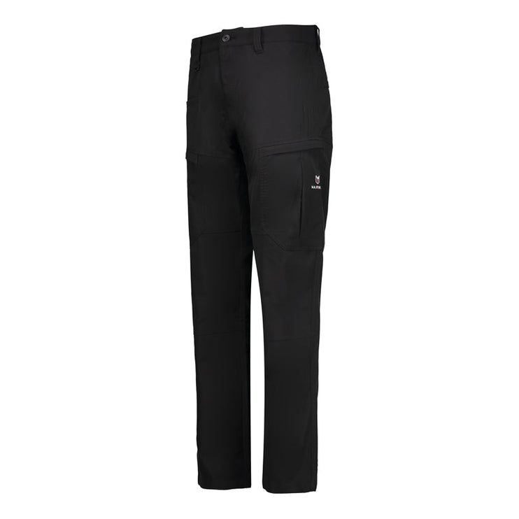 Boulton Black Zipper Cargo Pants