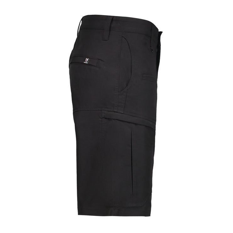 Boulton Black Zipper Cargo Shorts