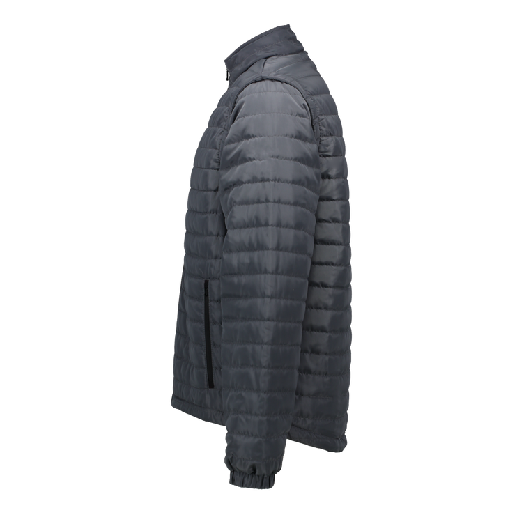 Marwin Sports Puffer Men's Jacket Removable Arms - Grey