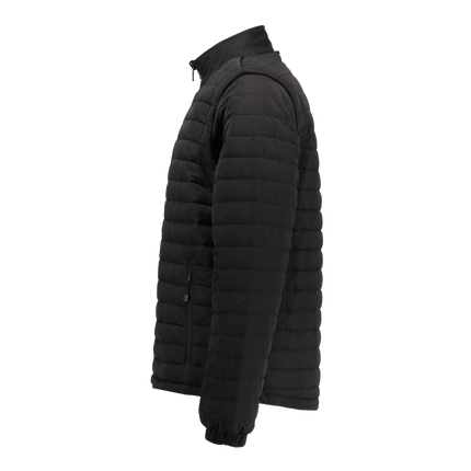 Marwin Sports Puffer Men's Jacket Removable Arms - Black