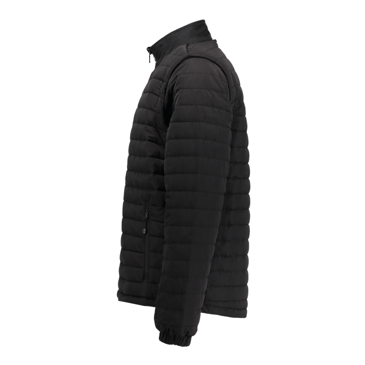 Marwin Sports Puffer Men's Jacket Removable Arms - Black