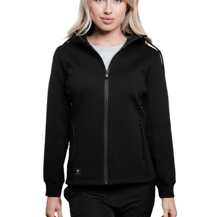 Haltia Black Full Zip Hoodie