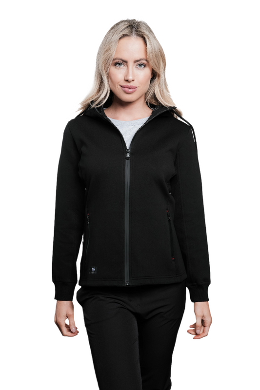 Haltia Black Full Zip Hoodie