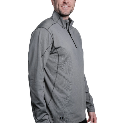 Hayes Grey Quarter Zip Pullover