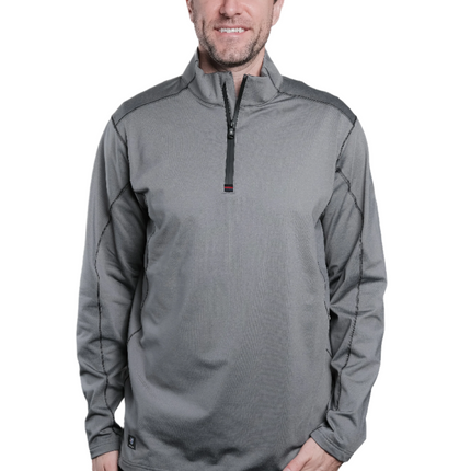 Marwin Sports Quarter Zip Men's Pullover - Grey