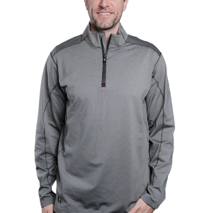 Hayes Grey Quarter Zip Pullover