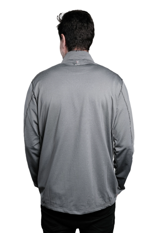 Hayes Grey Quarter Zip Pullover