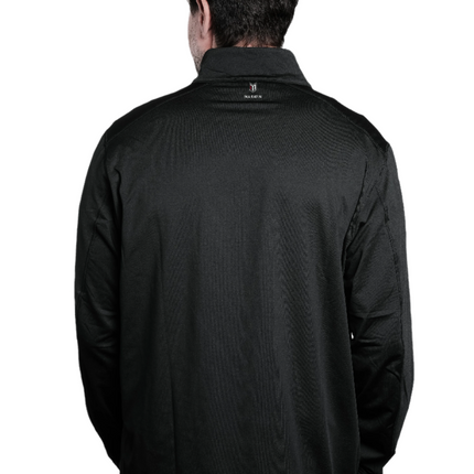 Marwin Sports Quarter Zip Men's Pullover - Black