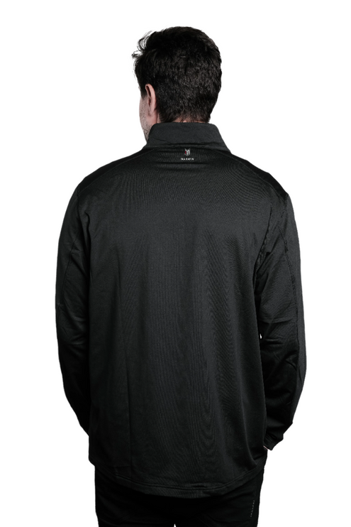 Marwin Sports Quarter Zip Men's Pullover - Black