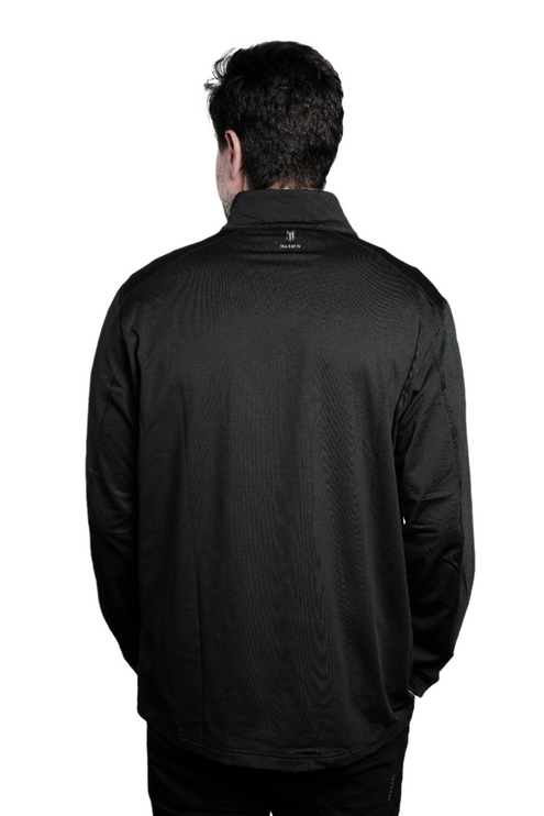 Hayes Black Quarter Zip Pullover