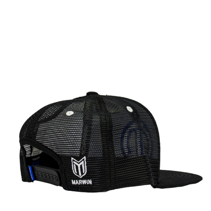 Mopar Logo Embroidered 6 Panel Hat - Black