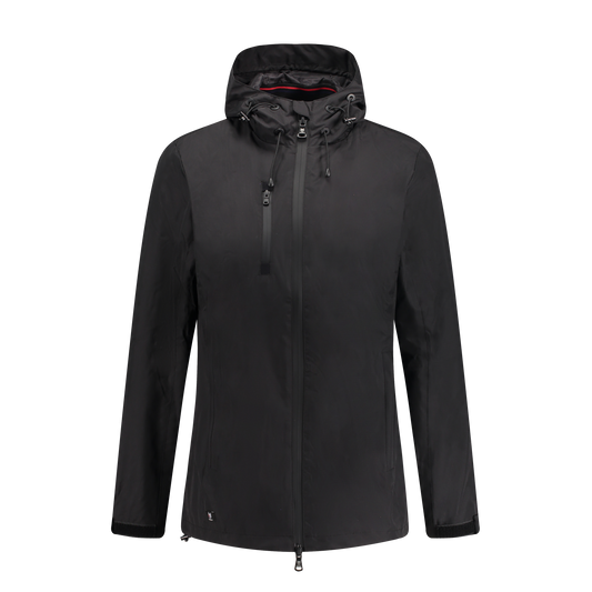 Lucia Black Rain Jacket