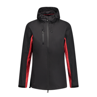 Lucia Black/Red Rain Jacket